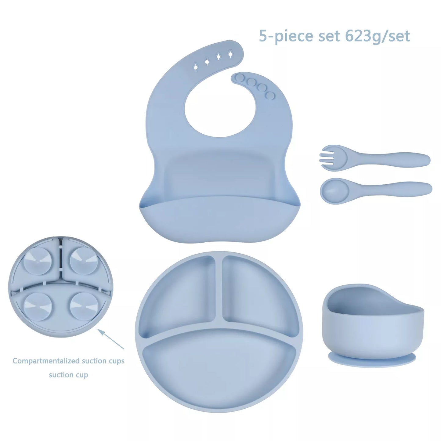 Silicone Baby Feeding Set