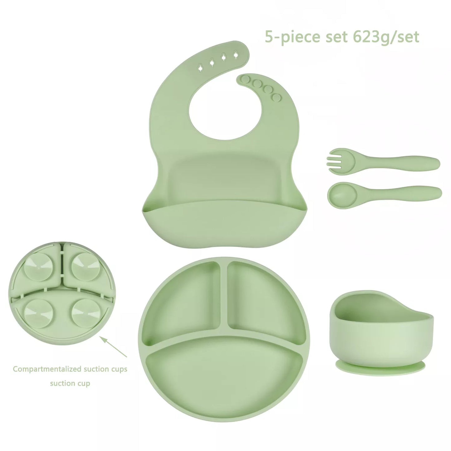 Silicone Baby Feeding Set